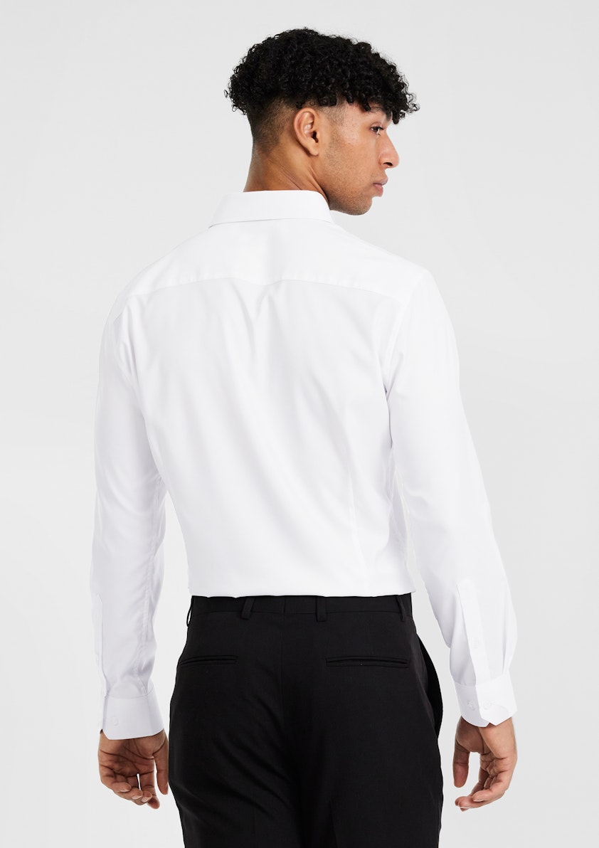 White Ultra Stretch Non Iron Shirt