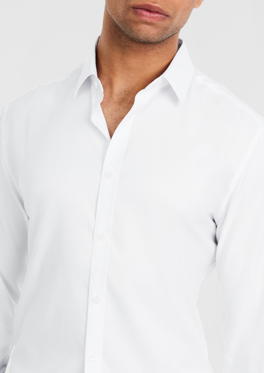 White Ultra Stretch Non Iron Shirt