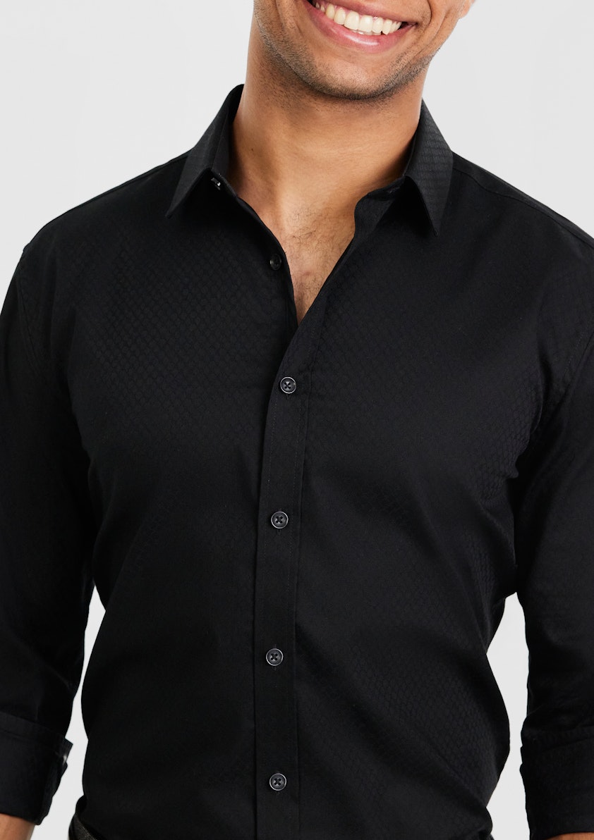 Roko Slim Textured Shirt