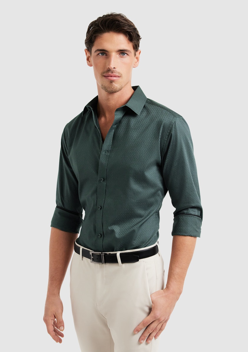 Roko Slim Textured Shirt