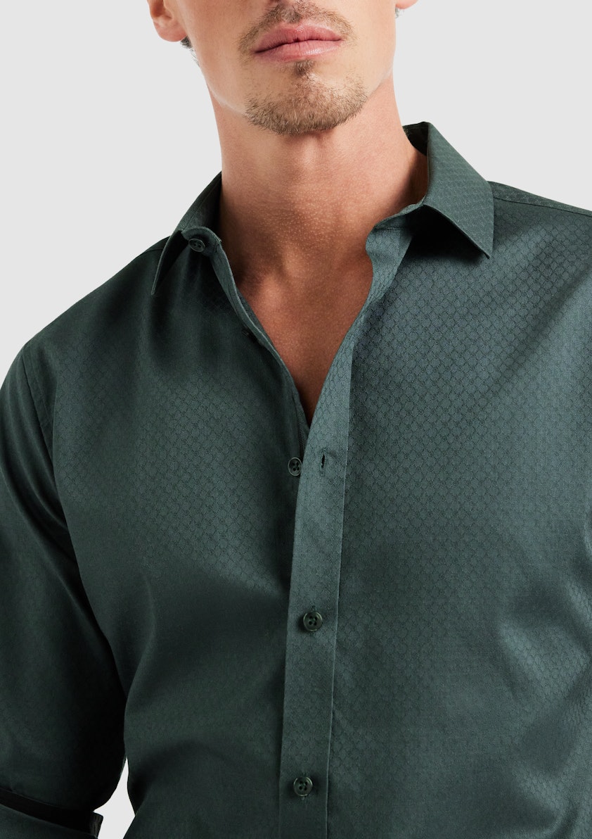 Roko Slim Textured Shirt