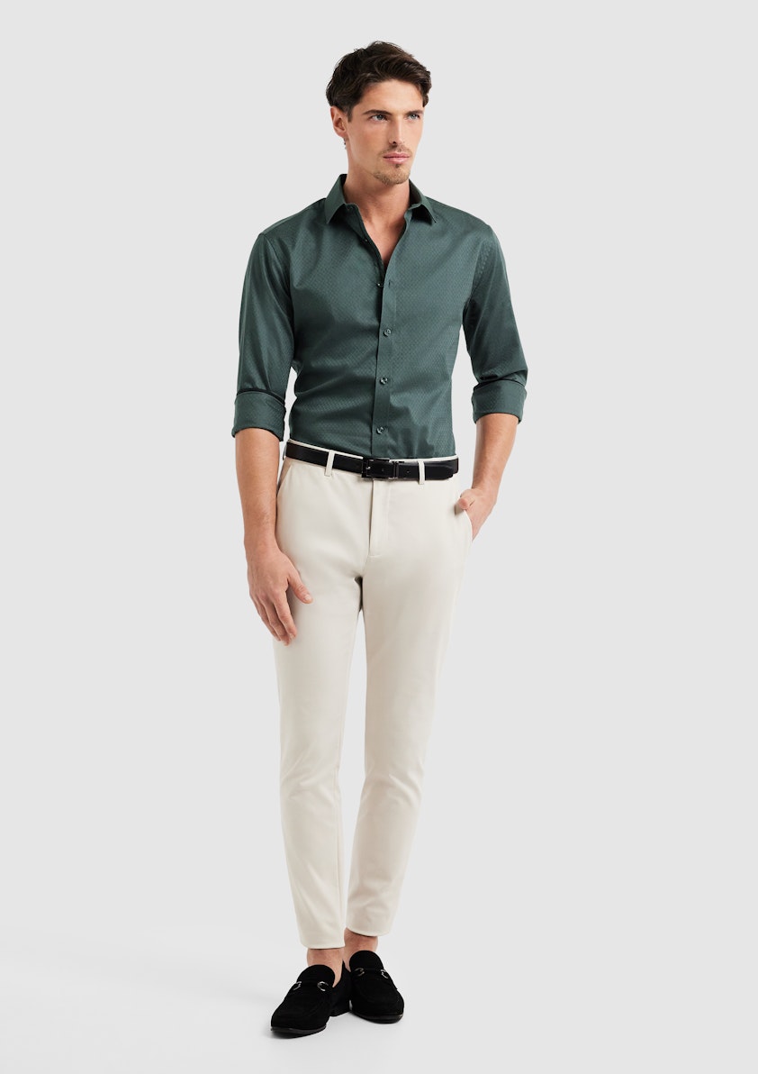 Roko Slim Textured Shirt