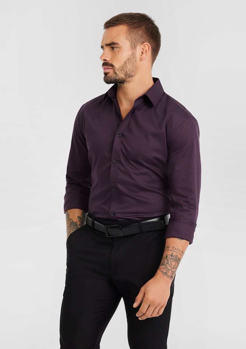 Roko Slim Textured Shirt