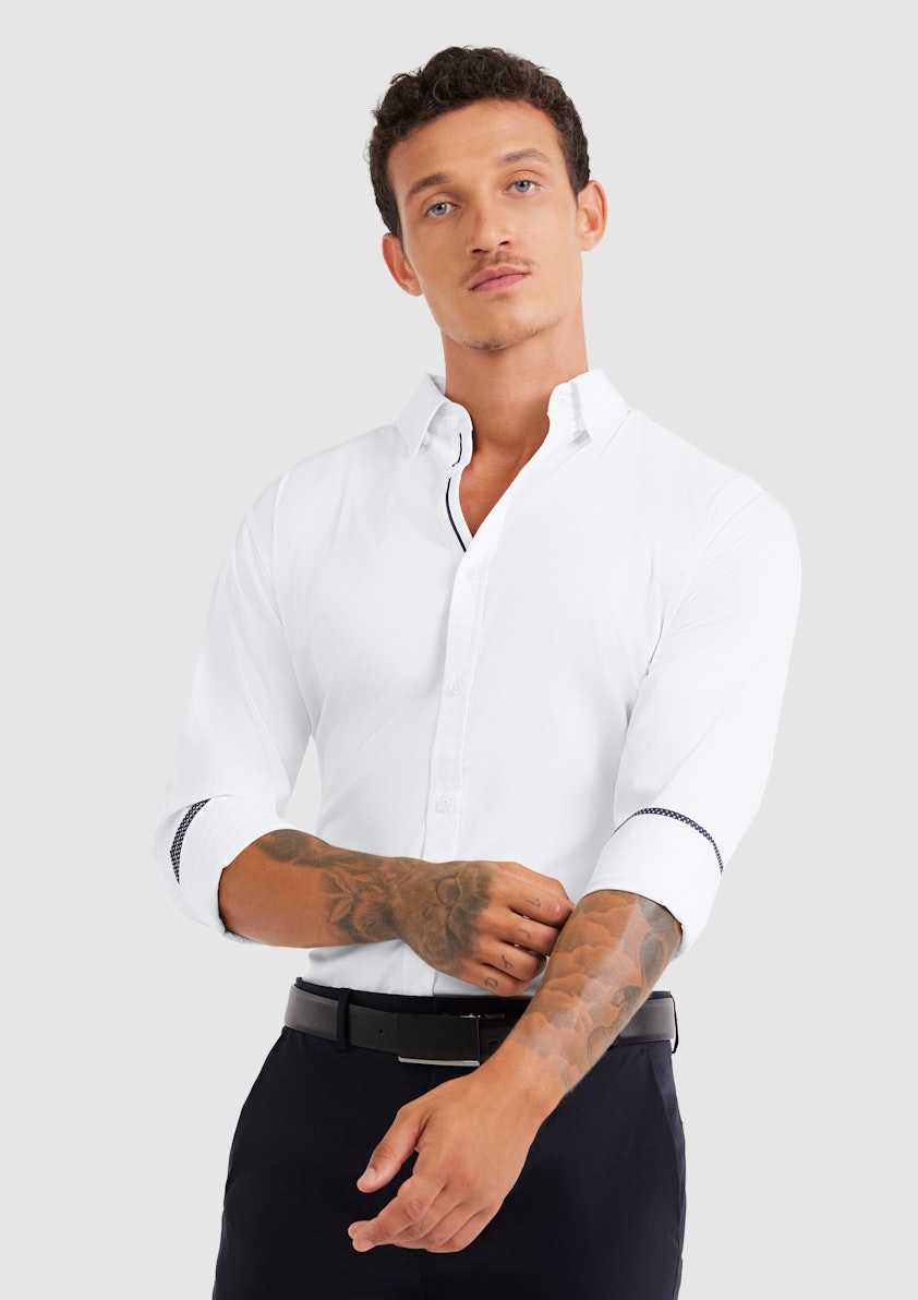 Iko Slim Stretch Bamboo Shirt