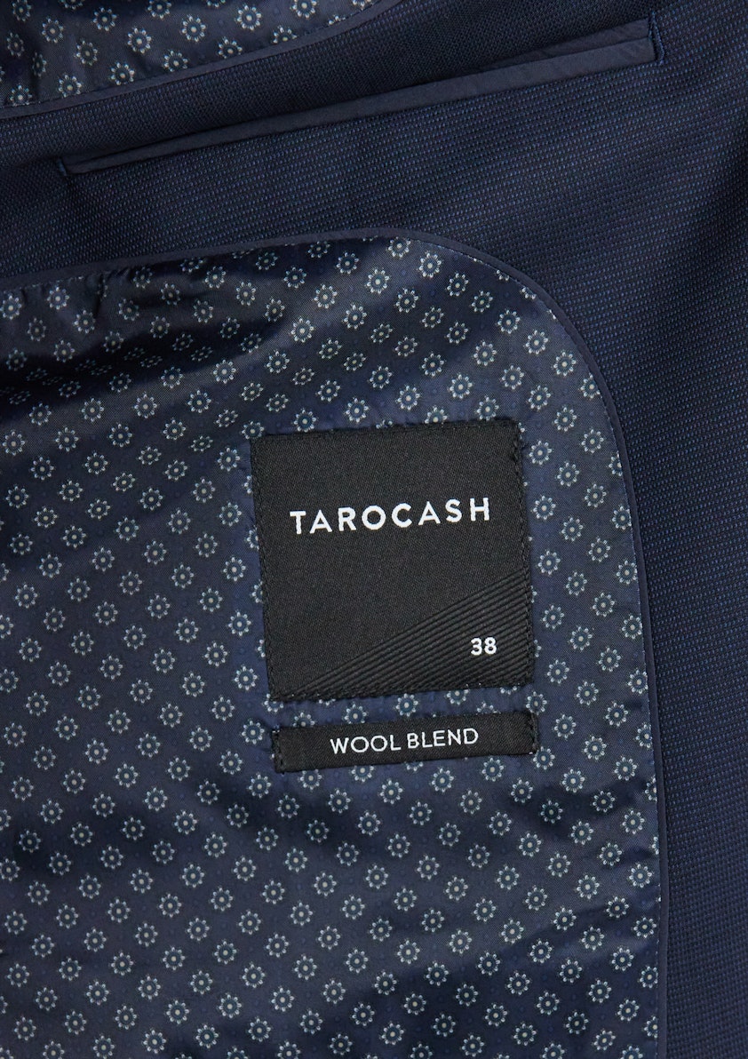 Navy Kya Slim Wool Suit Jacket