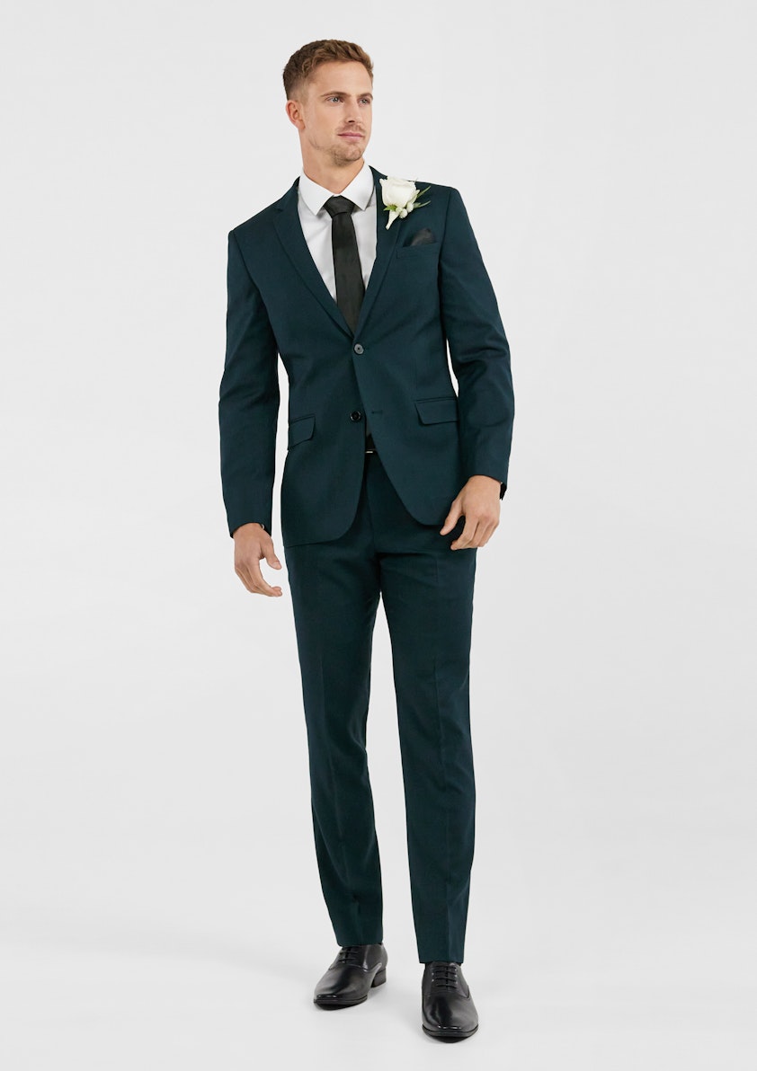 Green Blain Slim Suit