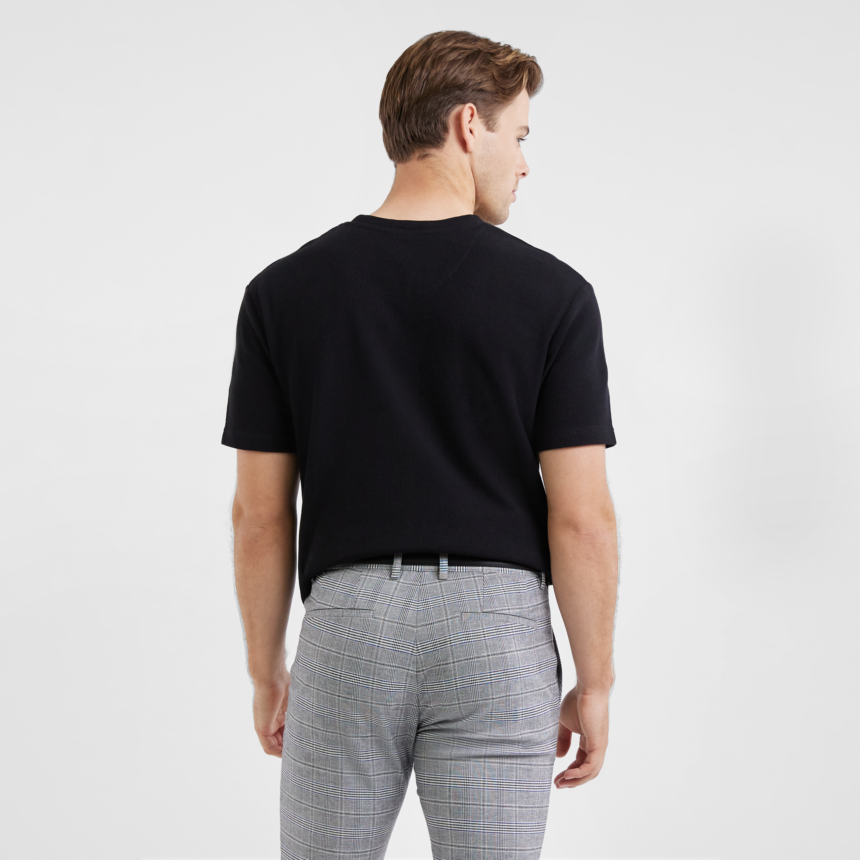 Monte Textured Crew T Shirt