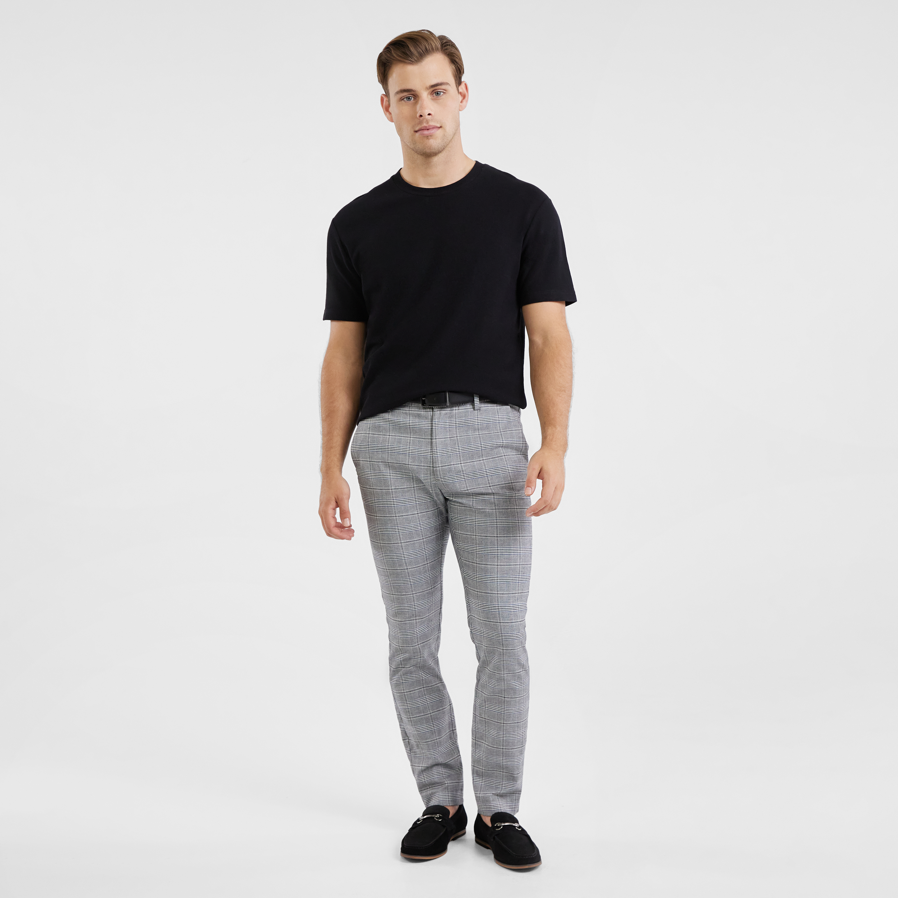 Monte Textured Crew T Shirt