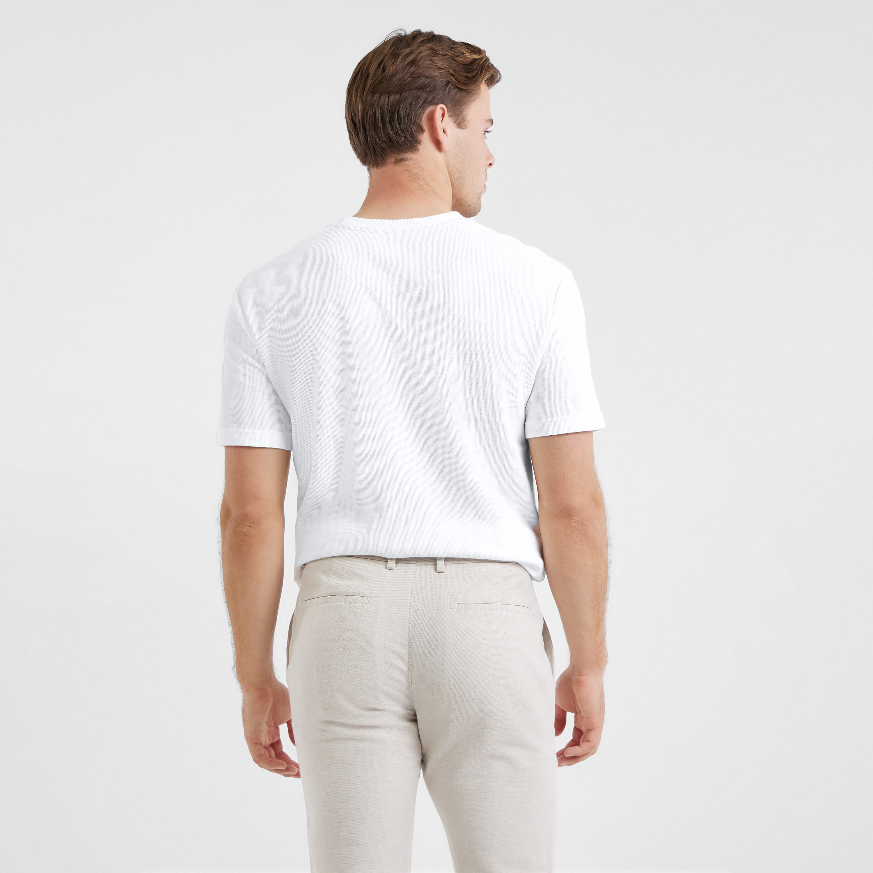 Monte Textured Crew T Shirt