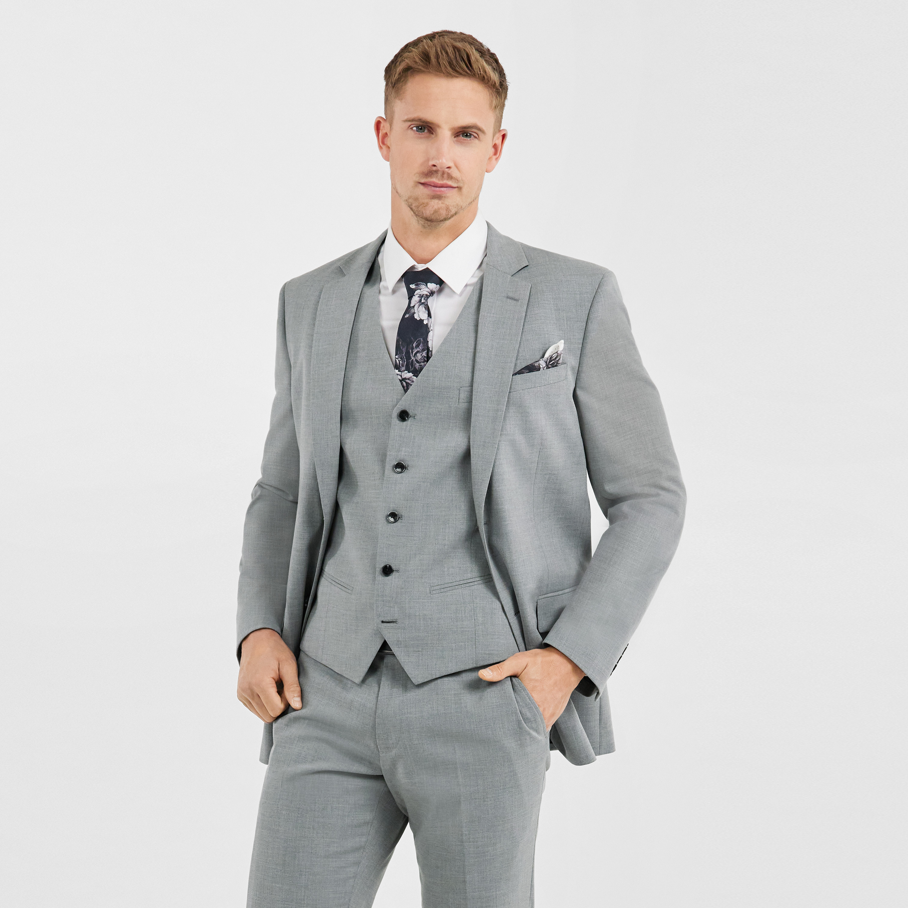 mens gray dress jacket