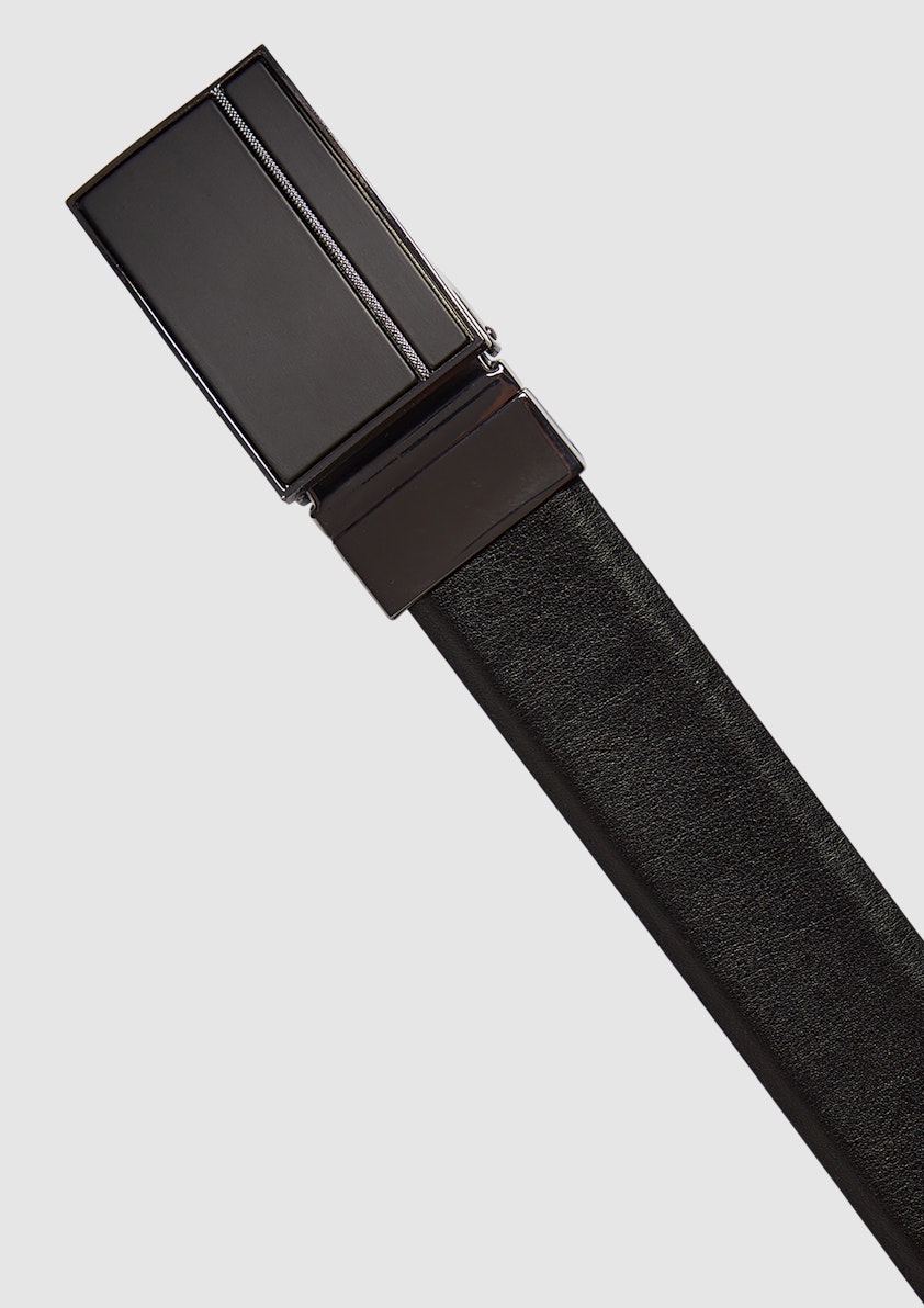 Black/Choc Memphis Reversible Belt