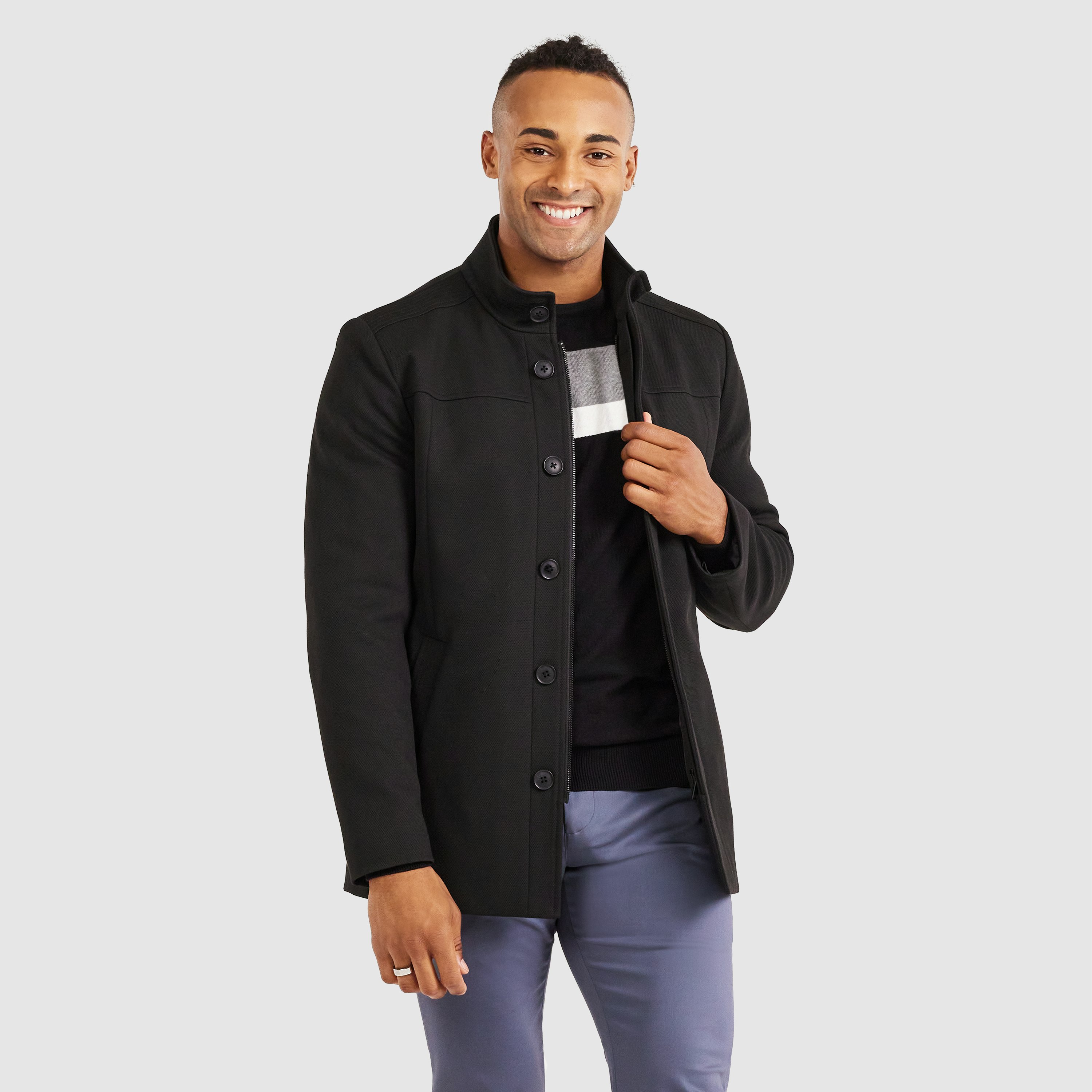 Black Cobra Stretch Jacket Men's Tops Tarocash AU