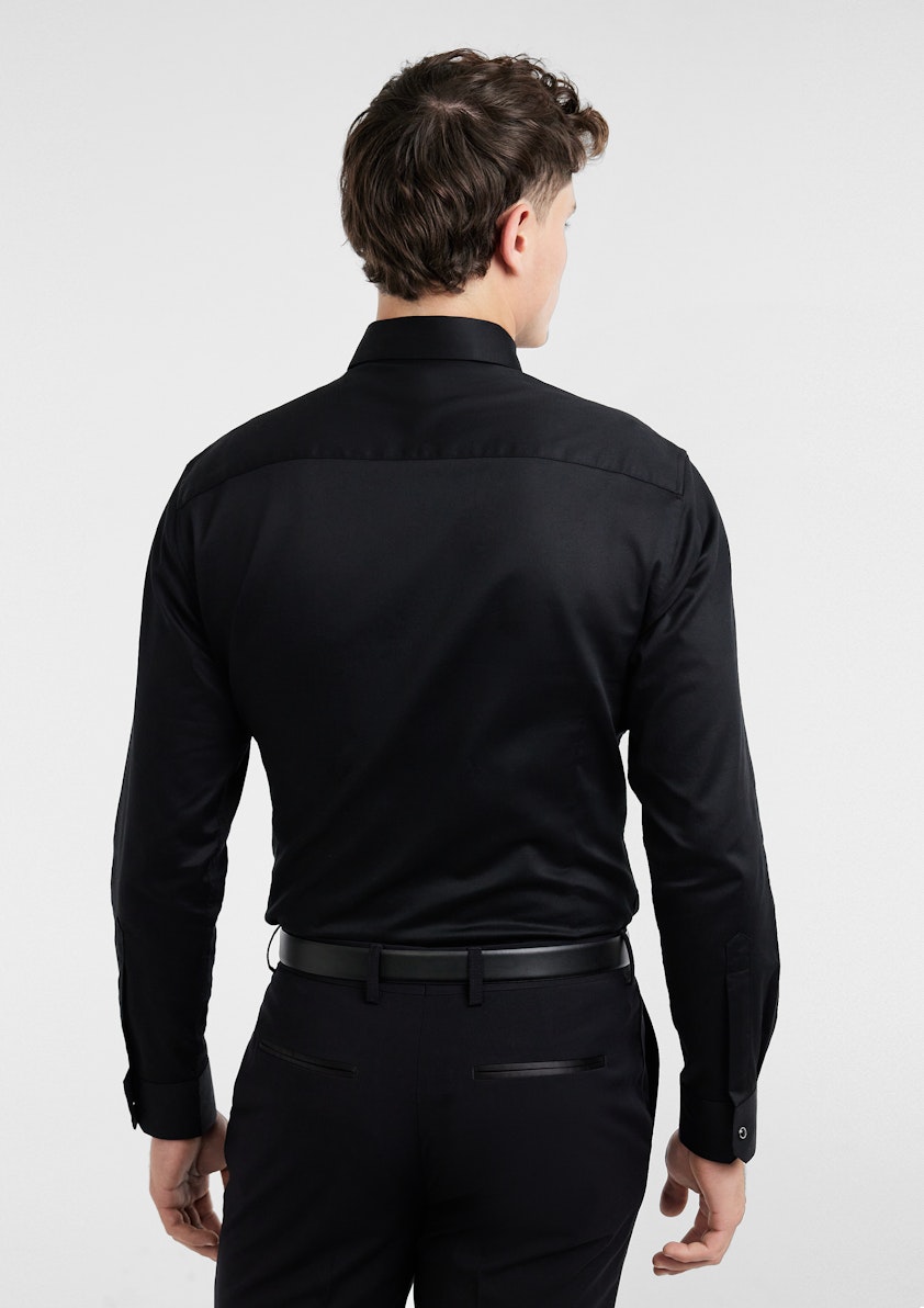 Black Paramount Tuxedo Shirt
