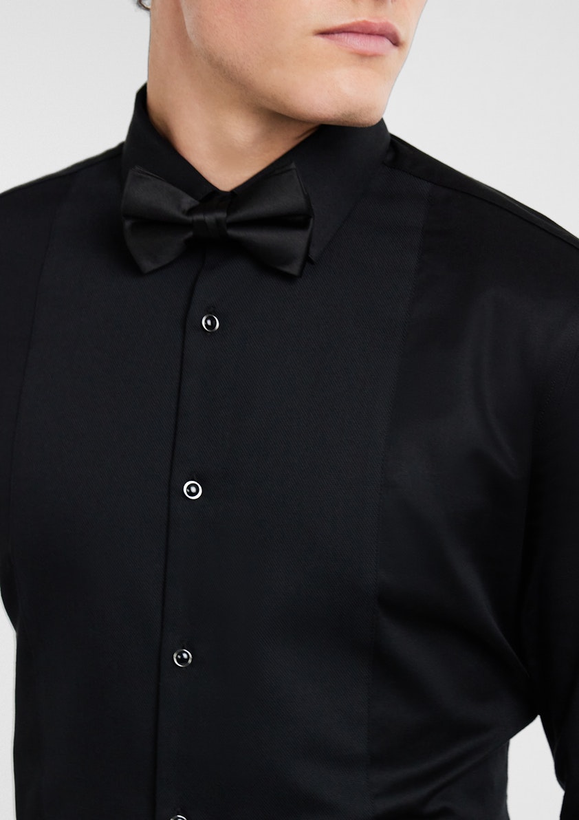 Black Paramount Tuxedo Shirt
