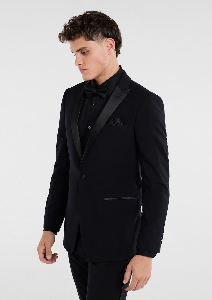 Black Paramount Tuxedo Shirt