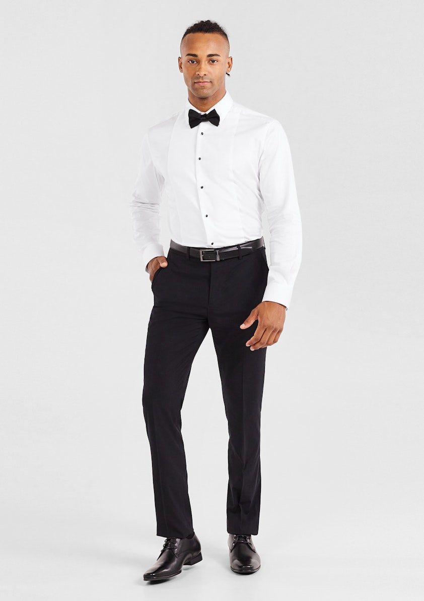 White Paramount Tuxedo Shirt