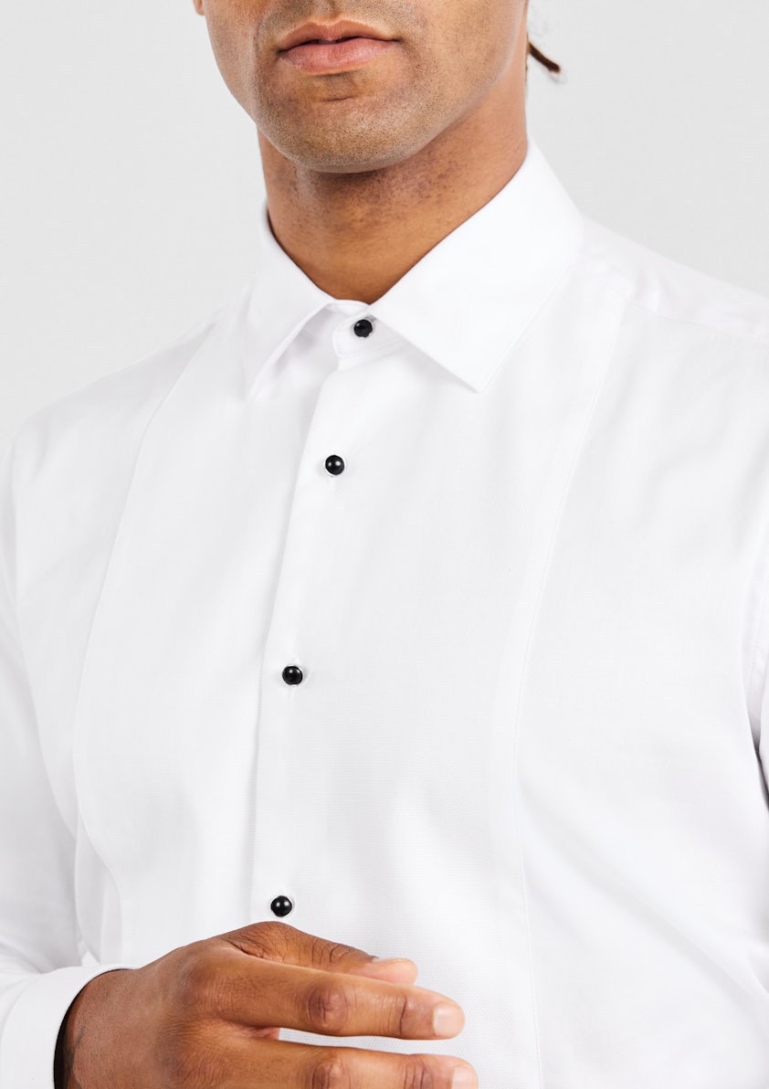 White Paramount Tuxedo Shirt