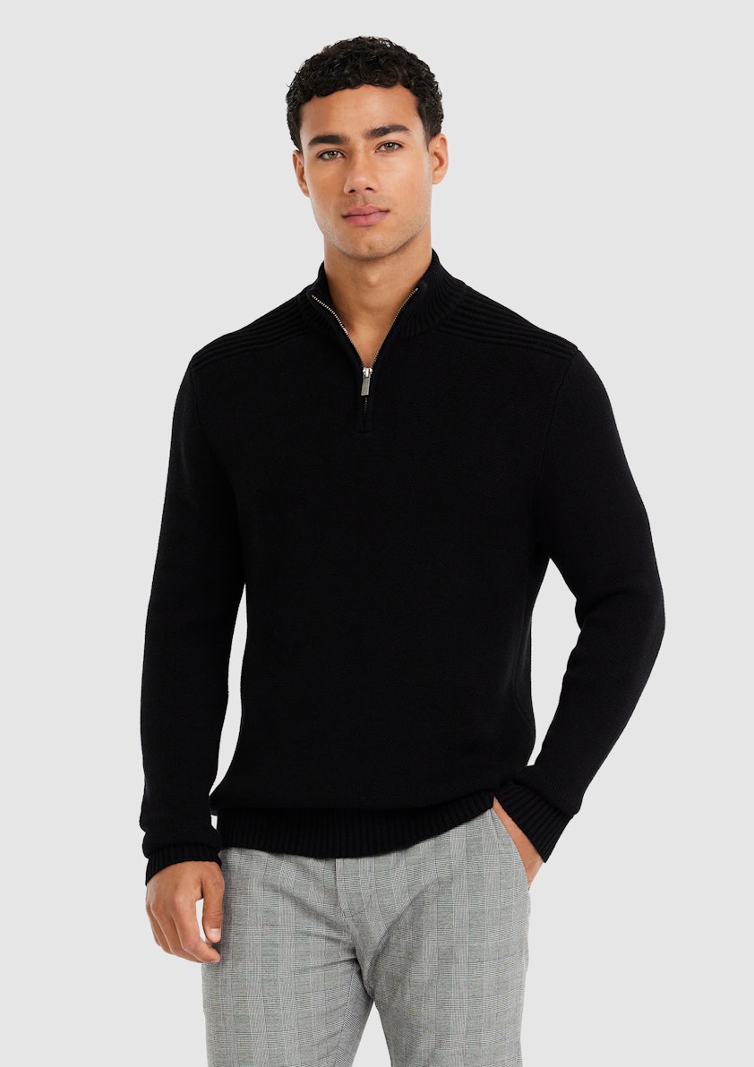 Claremont Zip Neck Knit