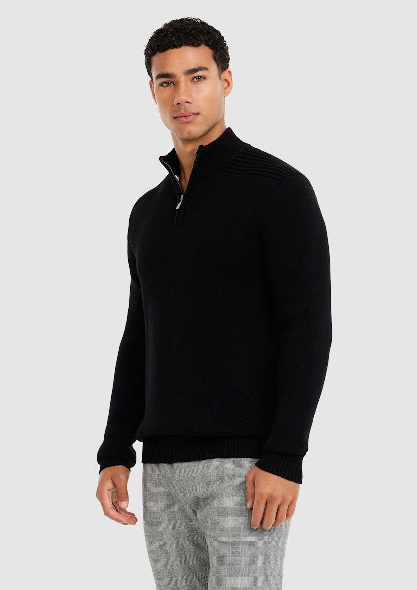 Claremont Zip Neck Knit