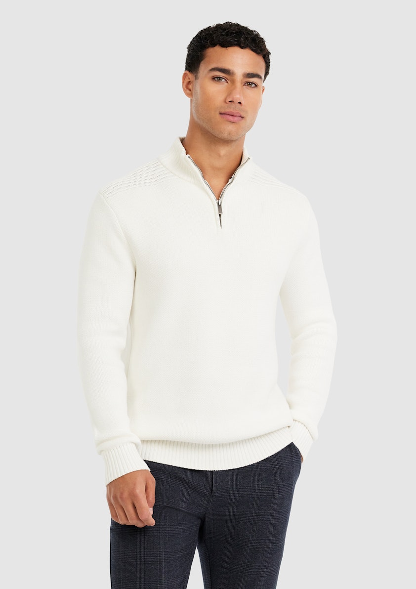Claremont Zip Neck Knit