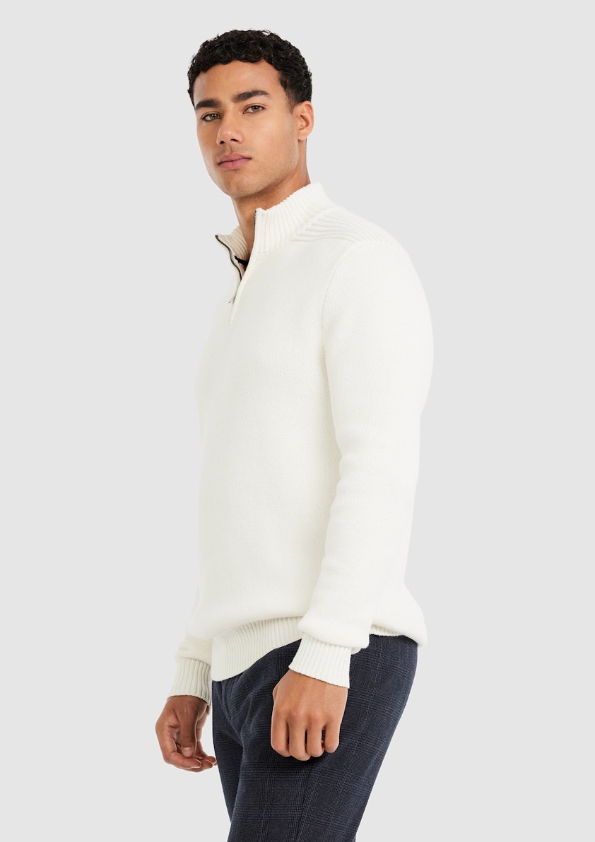 Claremont Zip Neck Knit