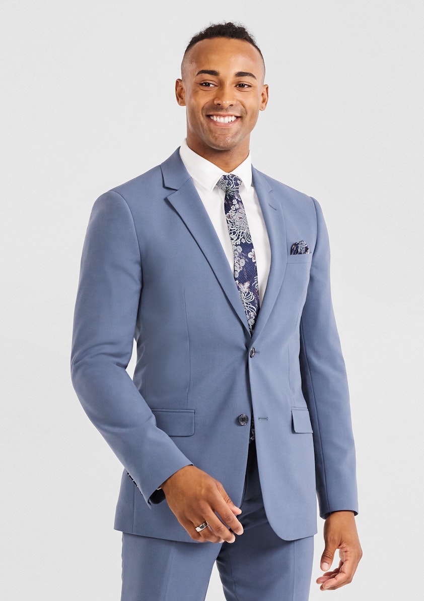 Mens skinny 2025 suit jacket