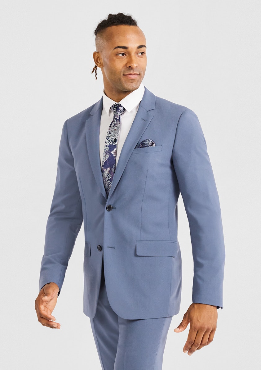 Baby blue 2025 tux jacket