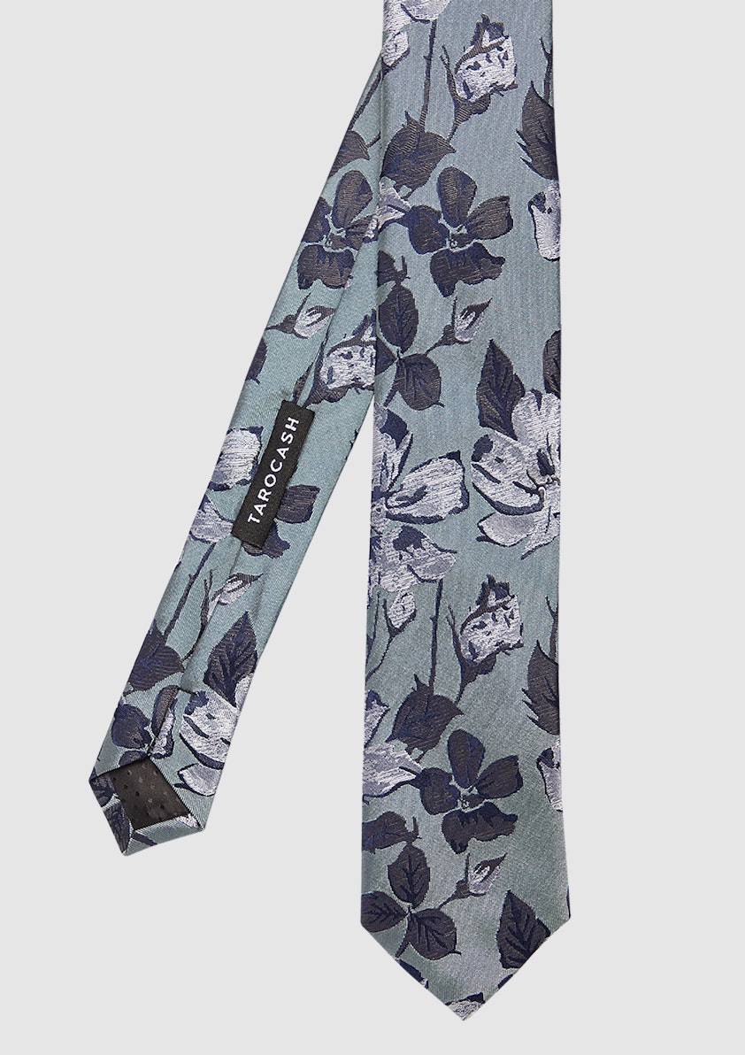 Claude Floral Silk Tie