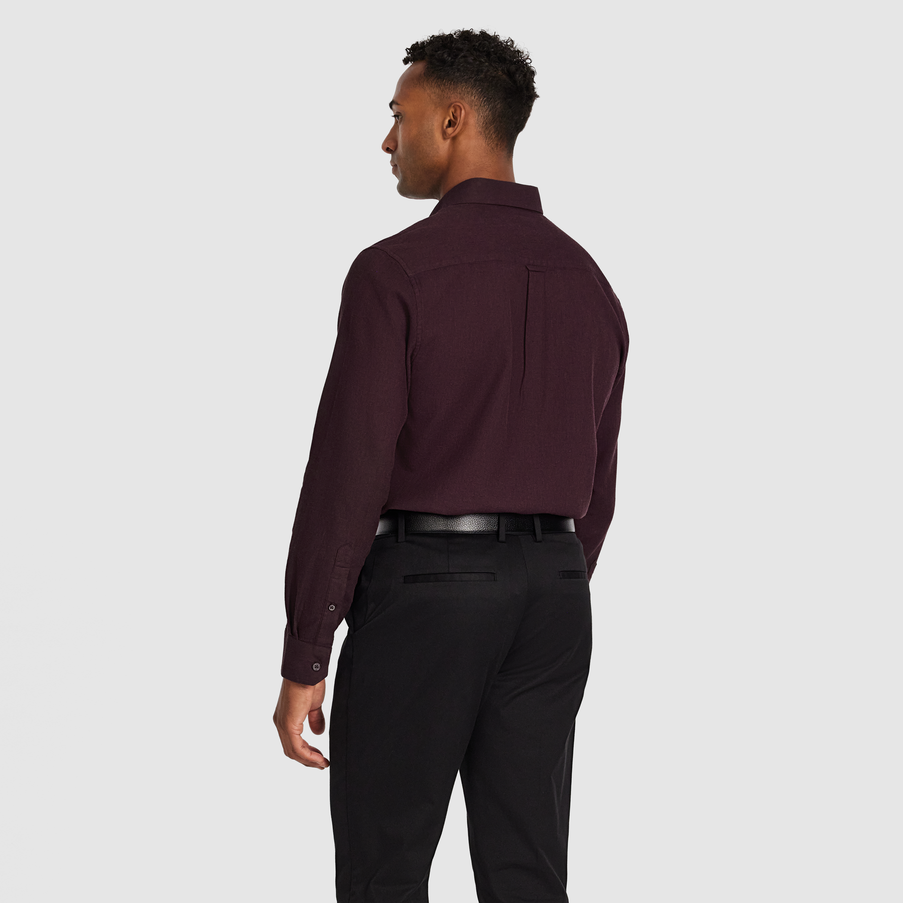 Burgundy Barrett Textured Shirt