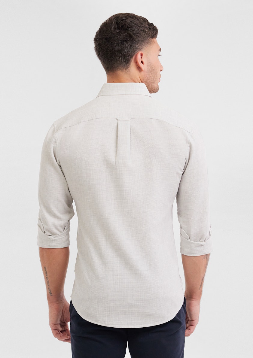 Silver Barrett Textured Shirt
