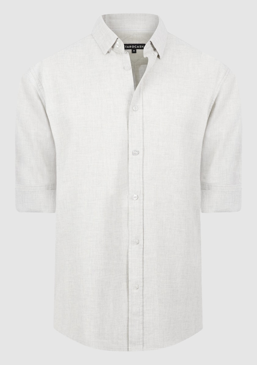 Silver Barrett Textured Shirt