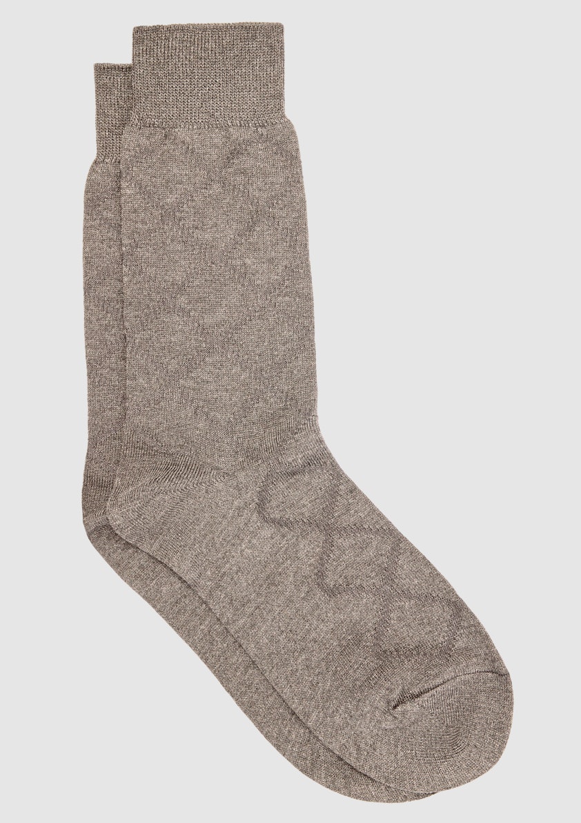 Luxe Touch Jacquard Sock