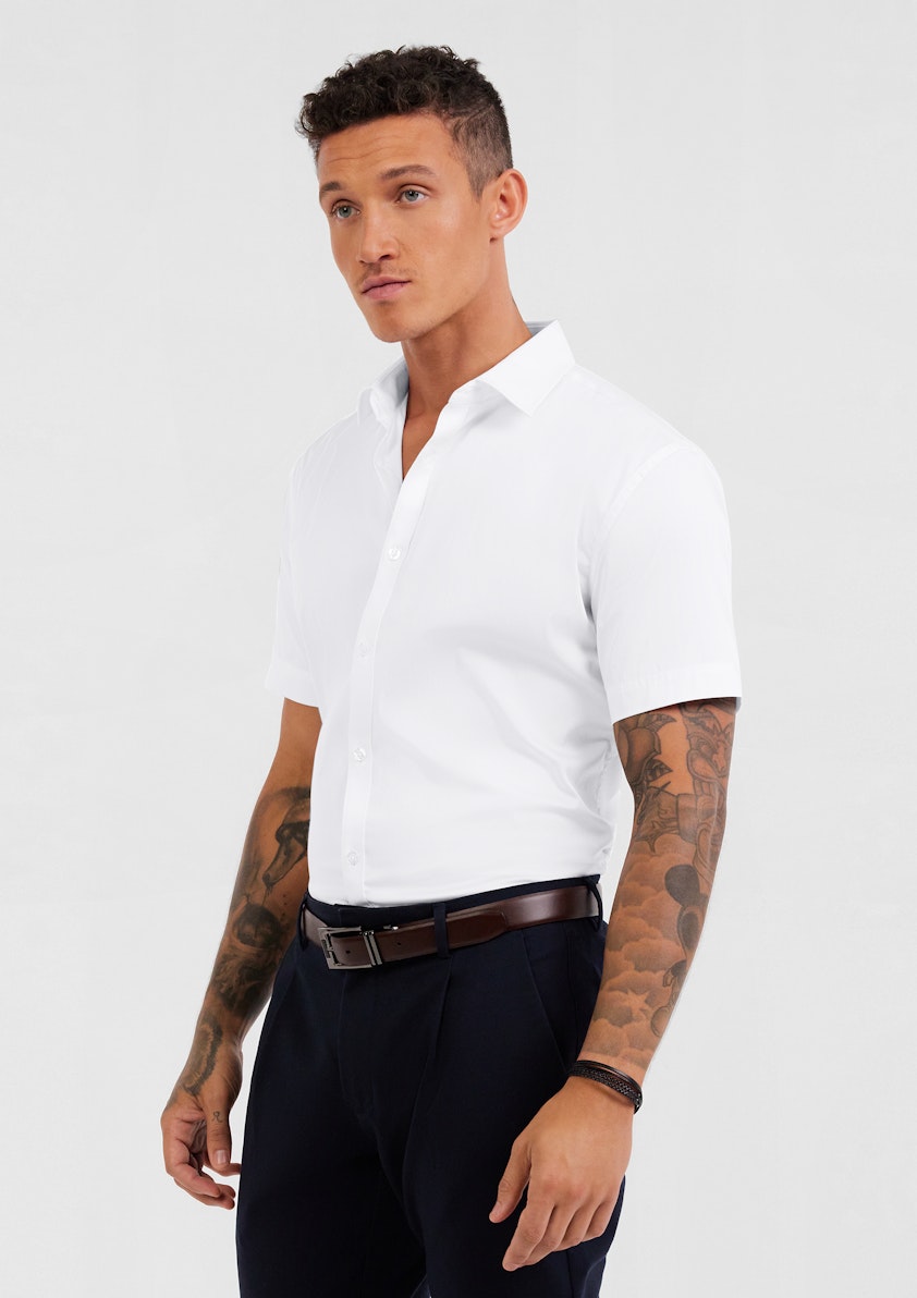 White Jaise Premium Stretch Shirt