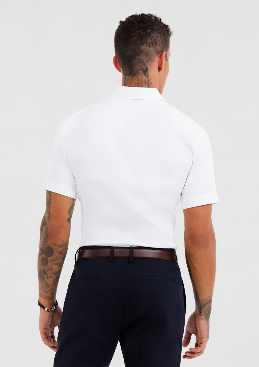 White Jaise Premium Stretch Shirt