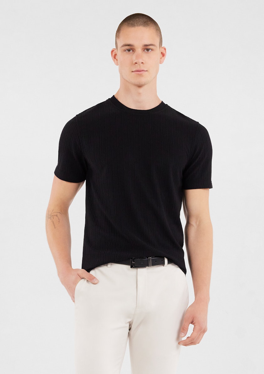 Anston Rib Crew T Shirt