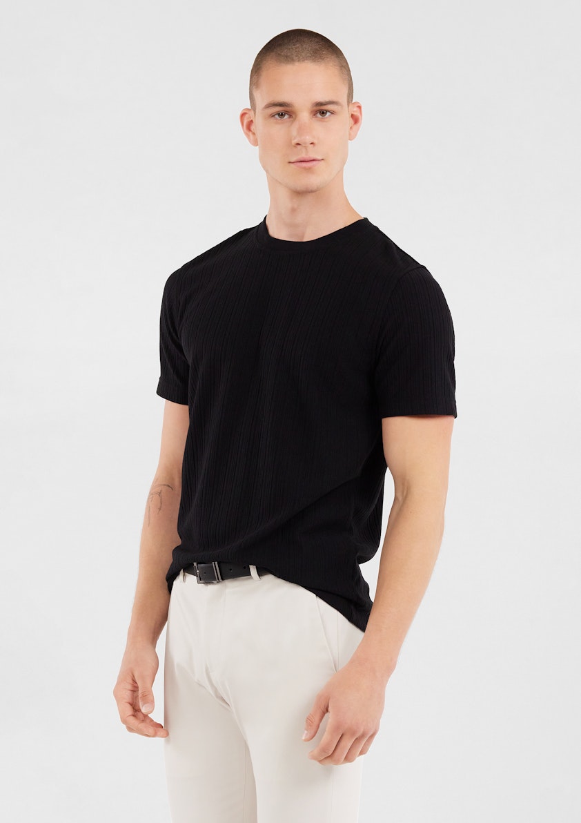 Anston Rib Crew T Shirt
