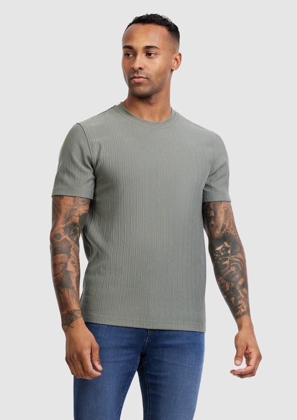 Anston Rib Crew T Shirt