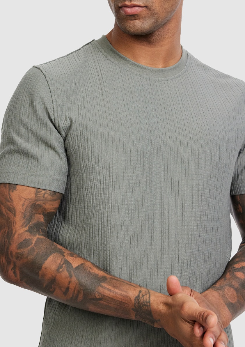 Anston Rib Crew T Shirt