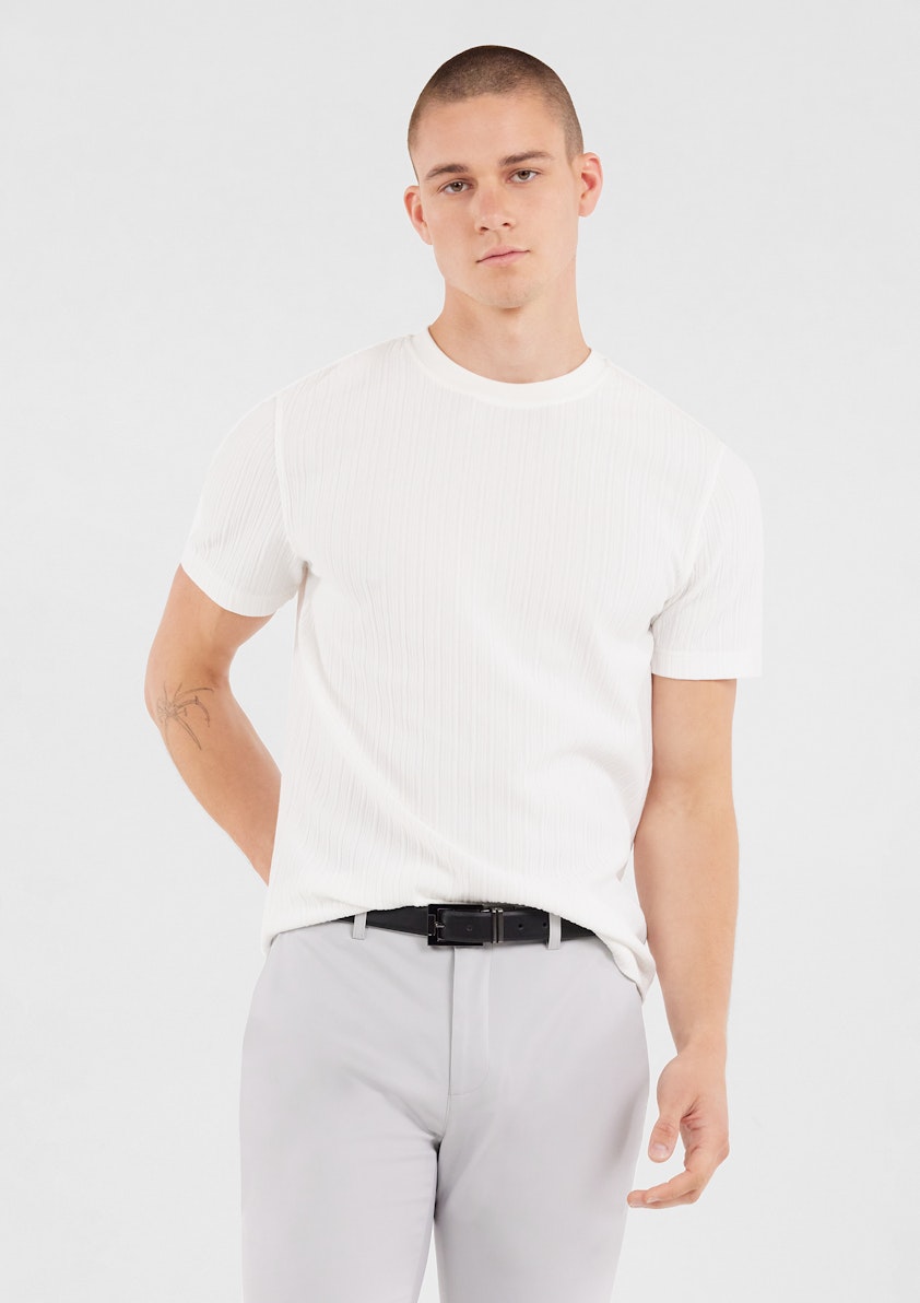 Anston Rib Crew T Shirt