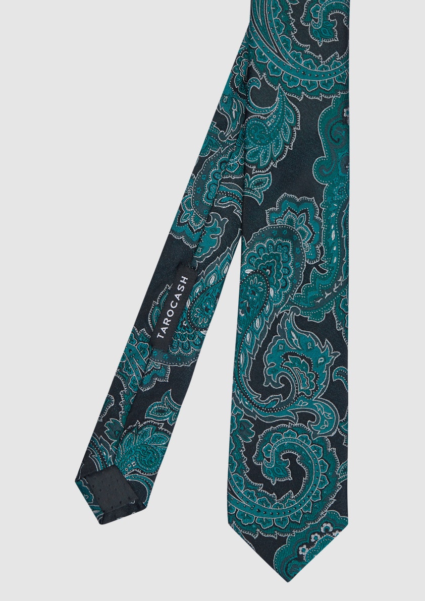 Emerald Ayrfield Paisley Silk Tie