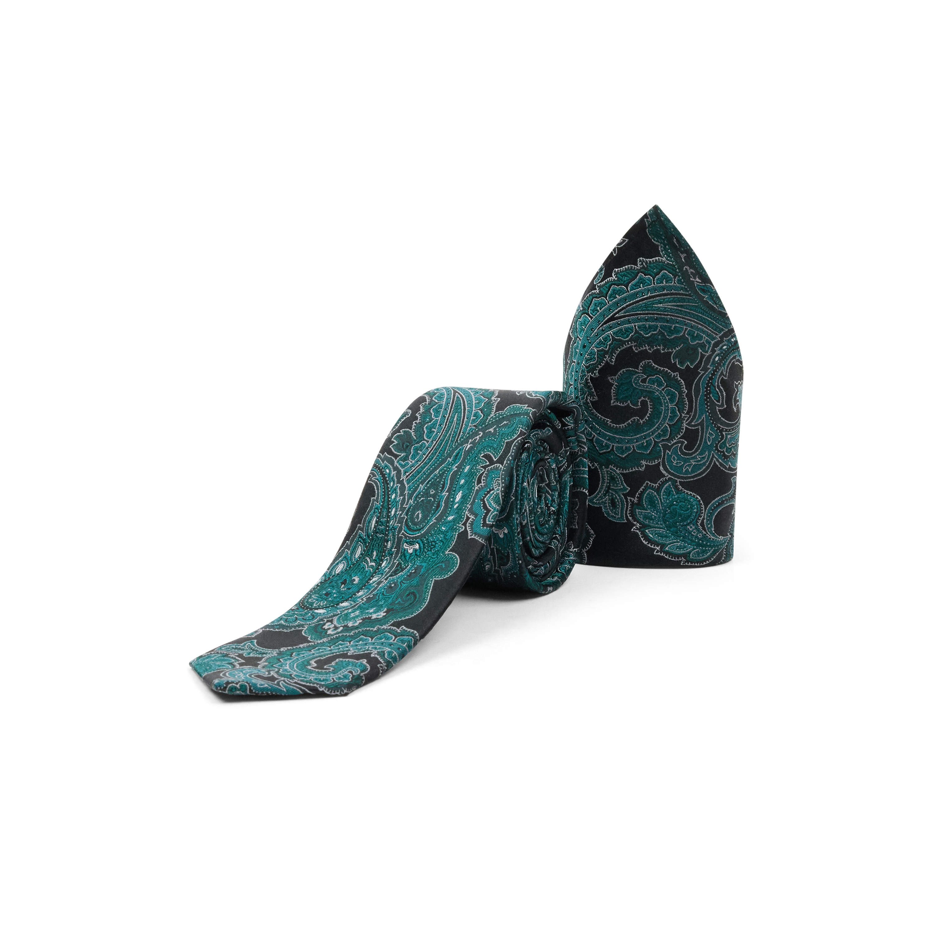 Emerald Ayrfield Paisley Silk Tie