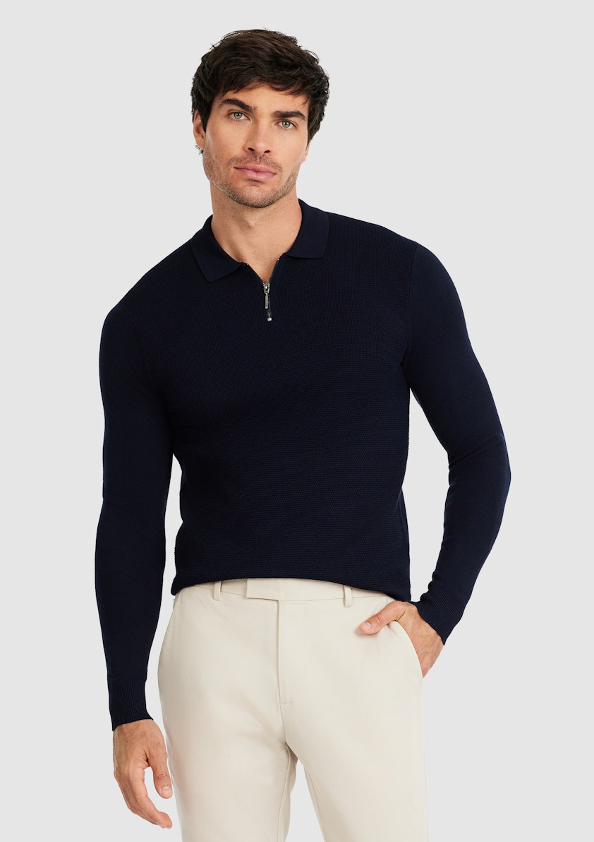 Berkeley Zip Neck Knit