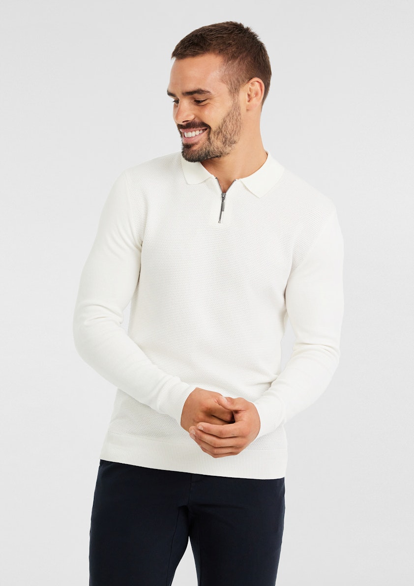 Berkeley Zip Neck Knit