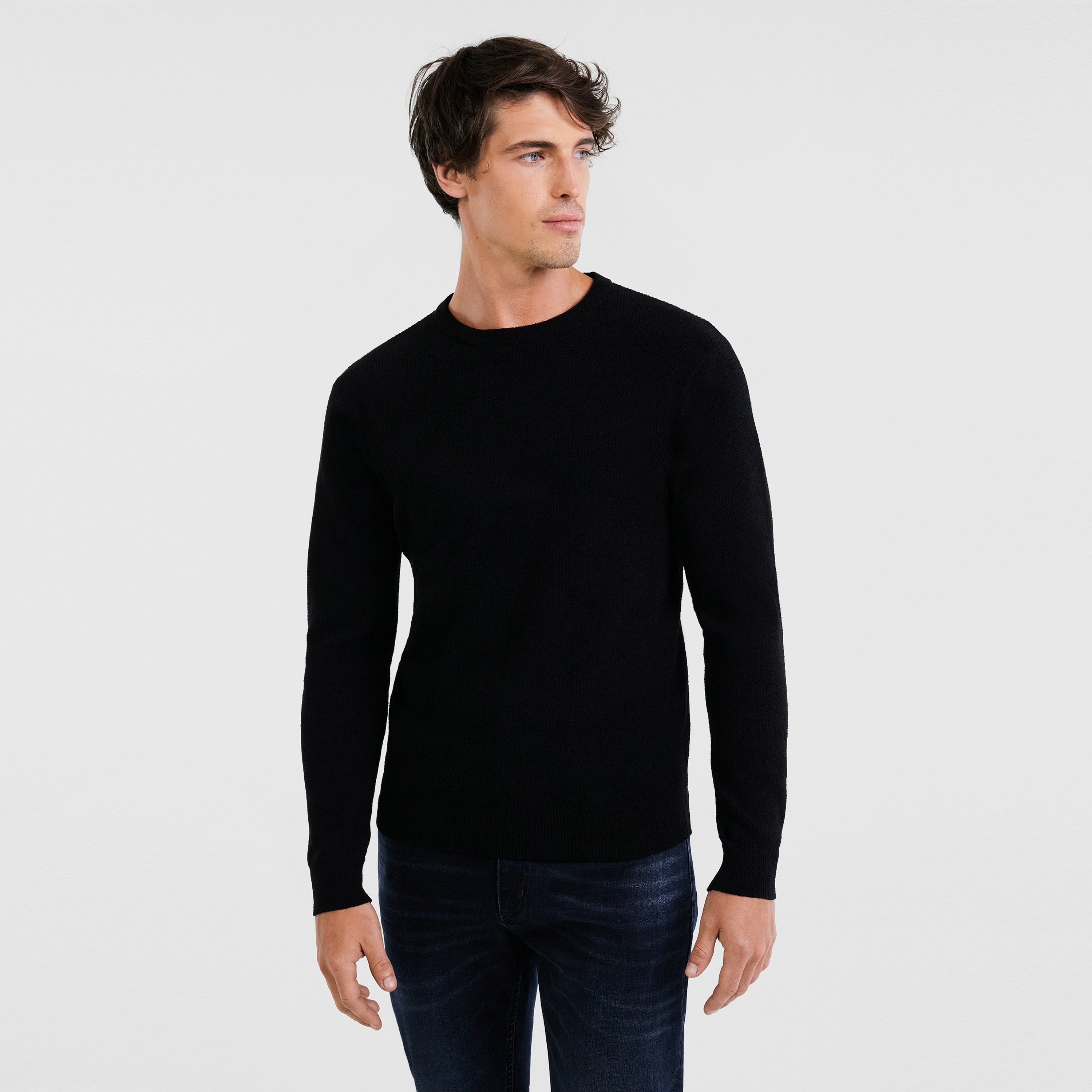 Black Knox Luxe Touch Knit | Men's Tops | Tarocash AU