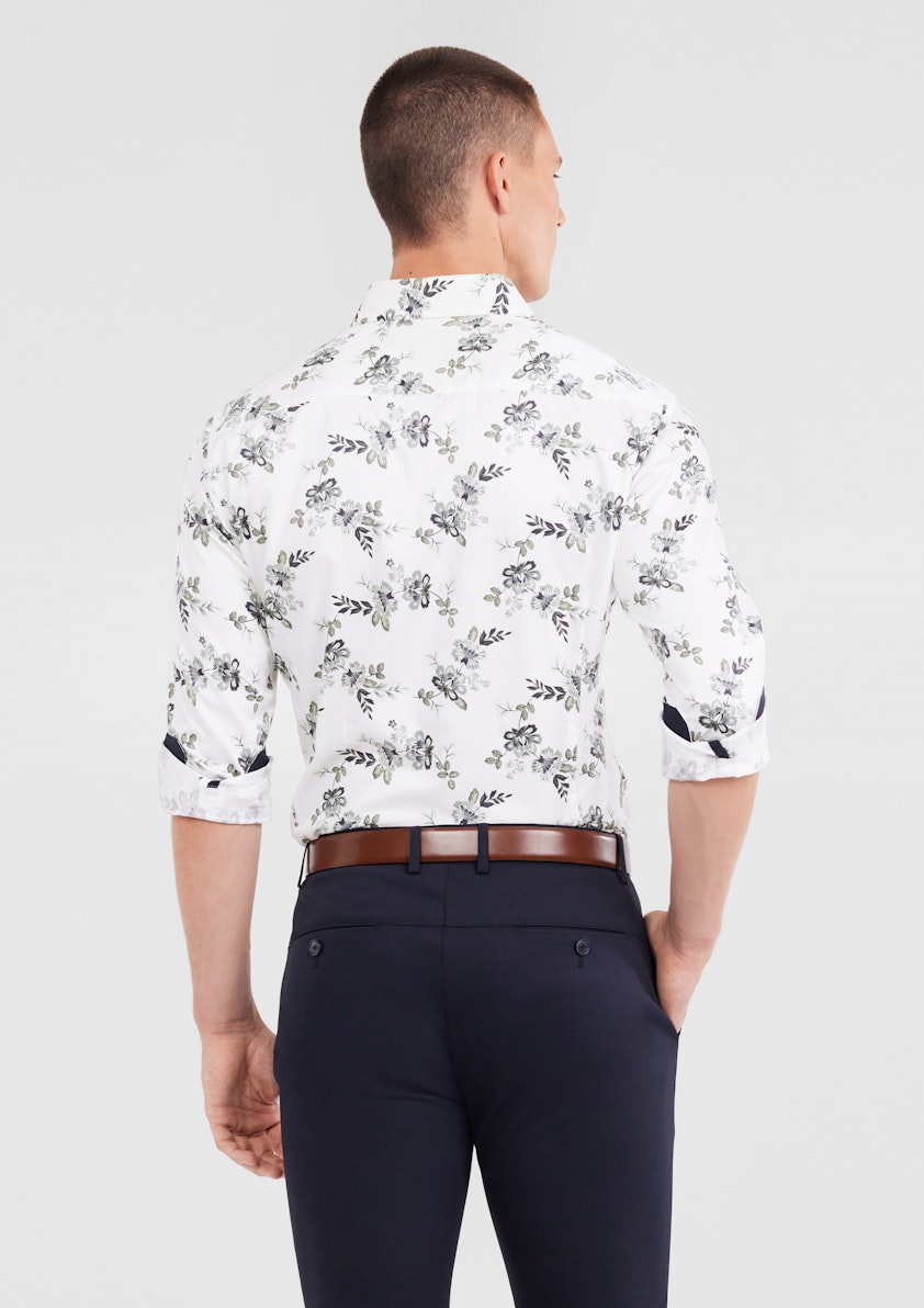 White Apollo Floral Shirt