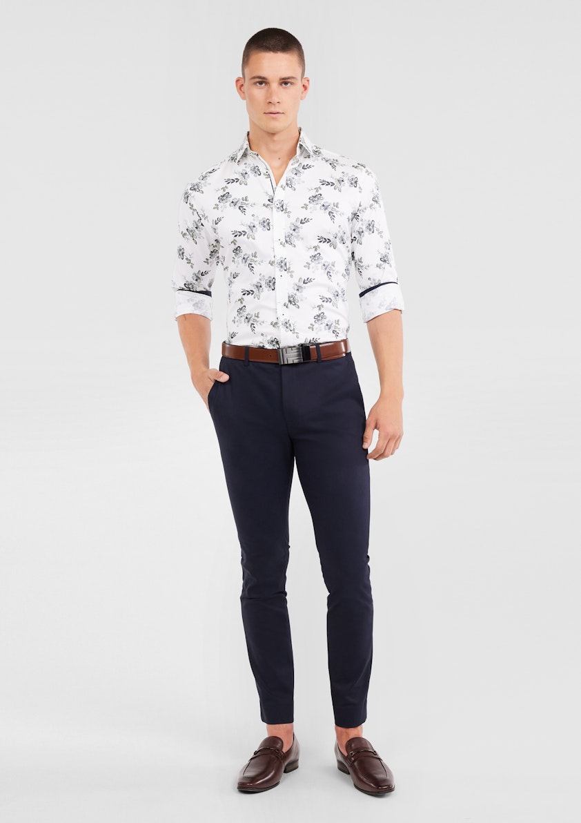 White Apollo Floral Shirt