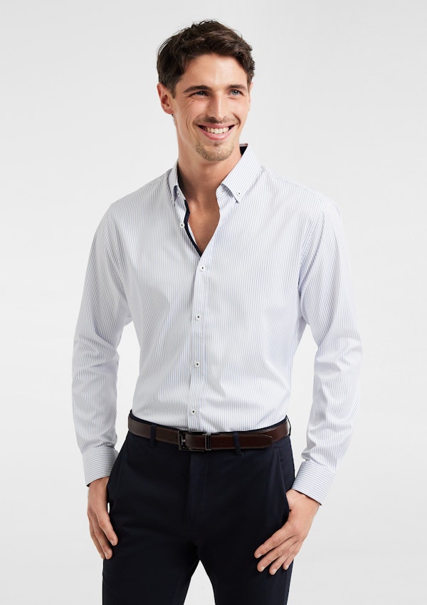 Bolton Bamboo Stripe Shirt