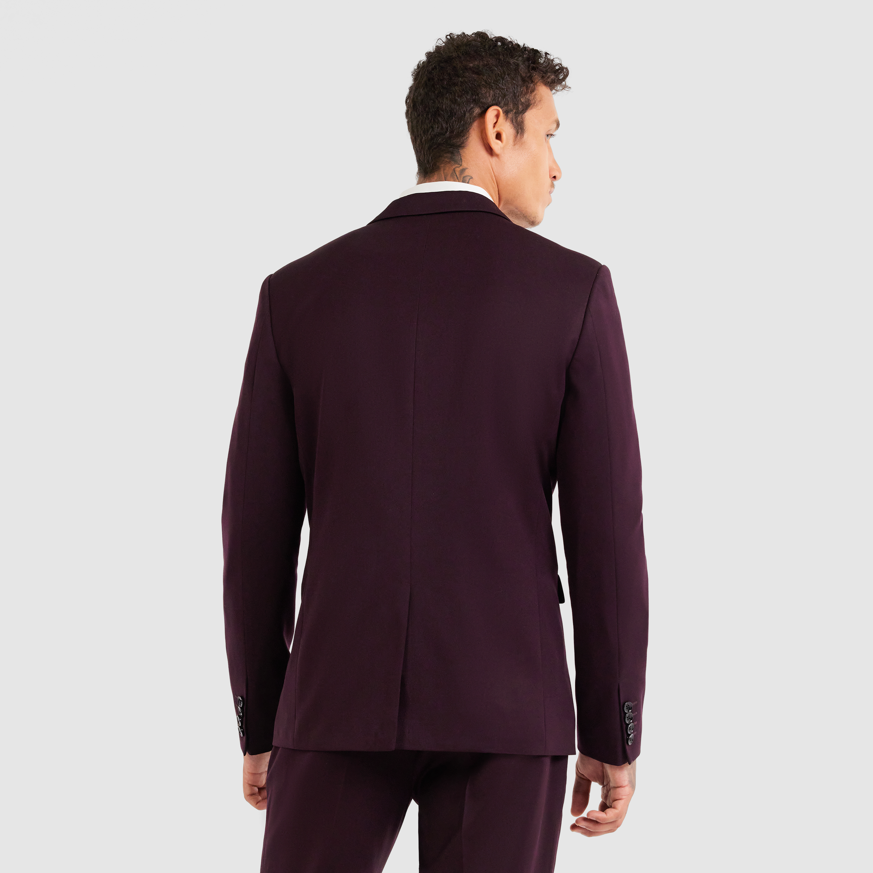 Purple Jameson Skinny Suit Jacket Men's Tops Tarocash AU