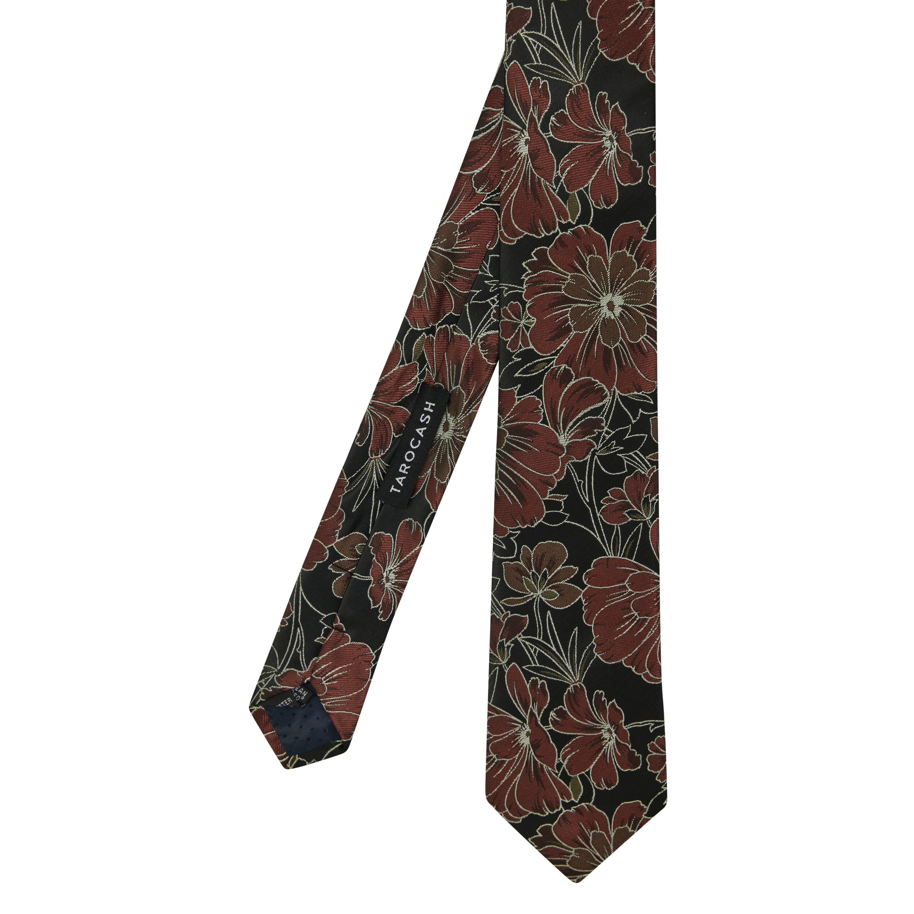 Rust Caraway Floral Tie