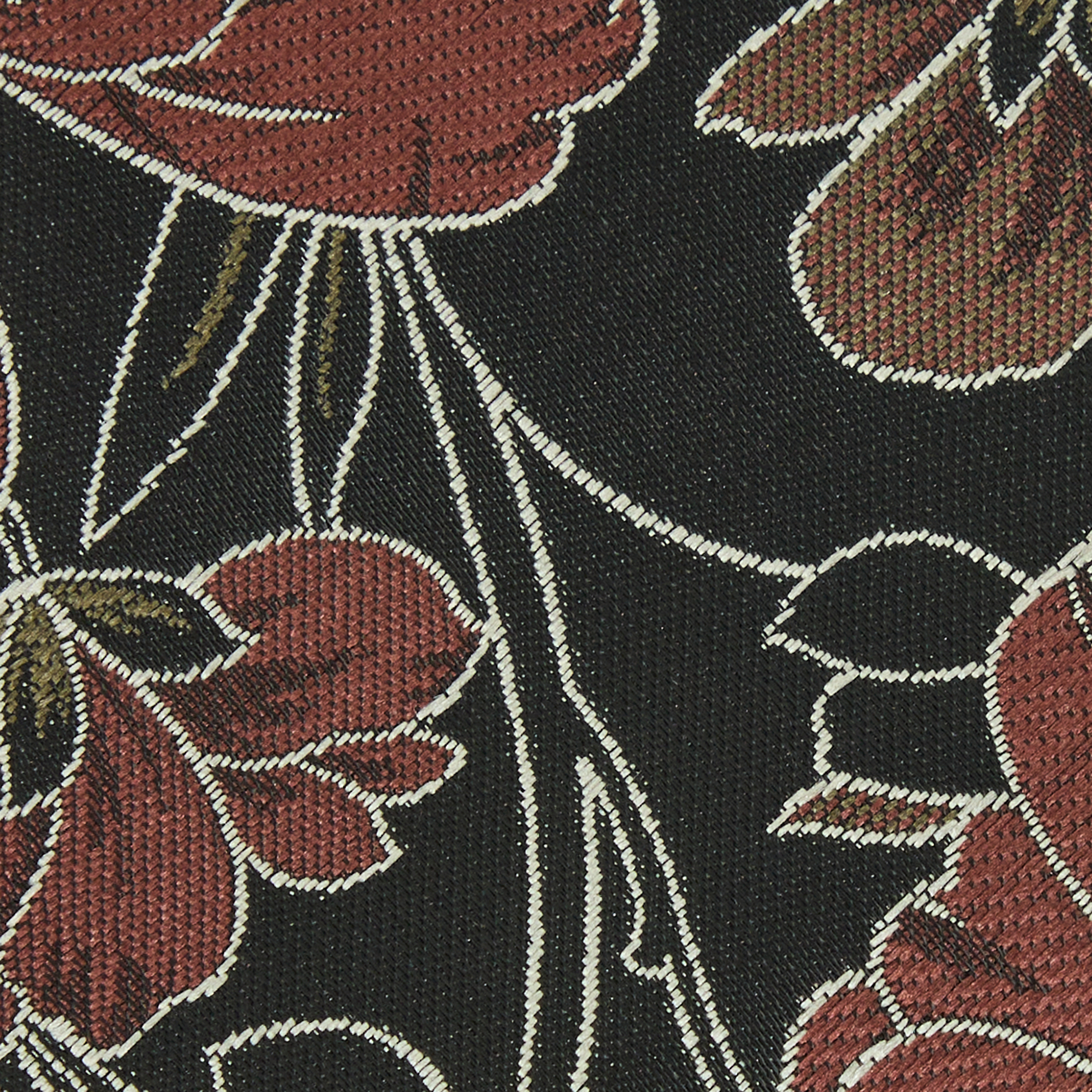 Rust Caraway Floral Tie